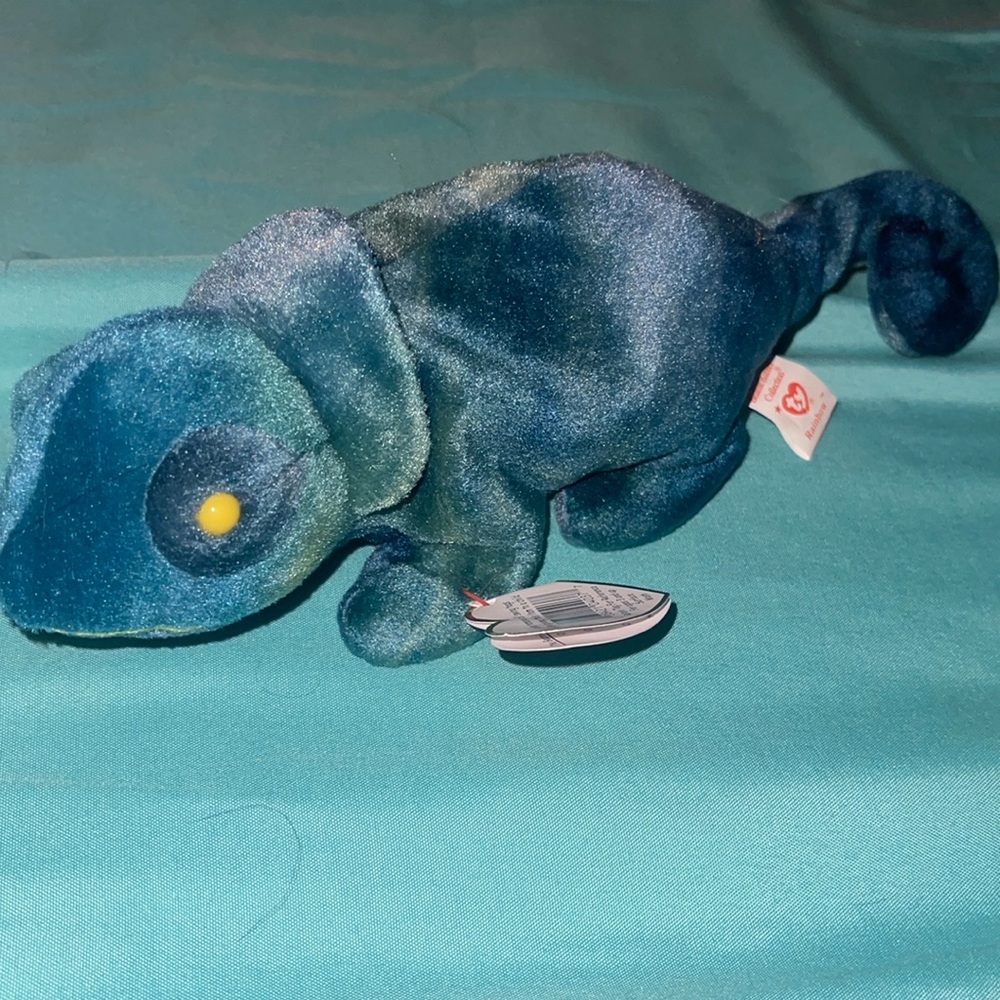 Rainbow beanie baby